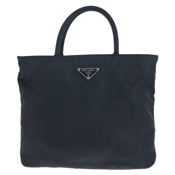 Prada Nylon Tessuto Triangle Logo Tote Bag - Picture 1 of 10